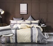 床单被套1.8m2.0床上用品纯棉，全刺绣美式欧式纯色，六件套四件套