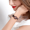 复古时尚女士手表精致小巧方盘腕表简约气质钢带石英表礼物女洋气
