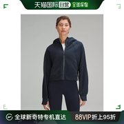 日本直邮scuba女宽松全拉链连帽衫，lululemon露露乐蒙prod10440041