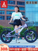 凤凰儿童自行车6-15岁女孩中大童，山地碟刹男孩小学生20寸变速单车