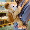 上海迪士尼乐园国内达菲，小熊背包毛绒公仔，双肩背包书包