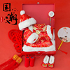 新生儿礼盒套装冬季送礼高档中国风婴儿用品衣服，唐装宝宝满月礼物