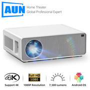 AKEY7 MAX AUN投影仪全高清1080P 7500流明支持4K视频 LED投影仪