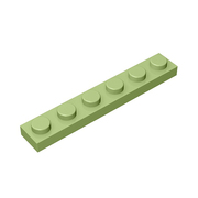 砖友moc3666小颗粒，益智积木散件兼容乐高零配件1x6基础板单个