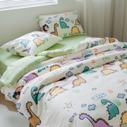 纯棉儿童床单四件套，1.5m公主卡通全棉，1.2米床上用品三件套1.8被套