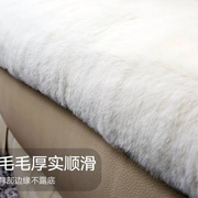 欧式皮草獭兔毛毛绒沙发坐垫加厚定制做冬季保暖短毛简约防滑贵妃