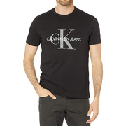 Calvin Klein/凯文克莱夏季男装时尚经典字母印花圆领短袖T恤