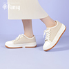 pansy日本鞋子女休闲帆布鞋板鞋软底，轻便厚底增高单鞋秋冬款