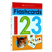 数字启蒙可擦写 Write and Wipe Flashcards 123 Scholastic Early Learners 英文原版学乐低幼启蒙早教数字学习字卡