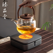 臻品堂电陶炉煮茶套装，白茶煮茶器电磁炉专用煮茶壶玻璃烧水壶