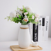 现代简约陶瓷水培花瓶摆件客厅玄关插花瓶家居装饰品花瓶