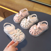 6-12个月宝宝凉鞋女童夏季公主鞋凉鞋软底1-2岁婴儿学步鞋小童鞋9