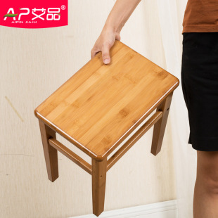 楠竹小凳子实木板凳餐桌，凳创意餐凳时尚矮凳，小方凳木凳非塑料家用