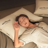 鸭绒枕头羽绒枕护颈椎专用枕头，助睡眠枕芯，男宿舍家用一对整头