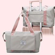 可折叠旅行包手提行李袋短途单肩大容量，出差轻便待产包衣服(包衣服)收纳袋