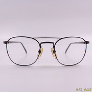 外贸原单复古vintage金属小双梁近视(梁近视)眼镜框时尚个性眼镜架cn340