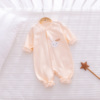 婴儿连体衣春秋款长袖纯棉宝宝衣服哈衣爬爬服春装36个月外穿