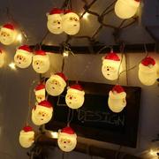 led圣诞灯串圣诞老人圣诞树亚马逊彩灯节日氛围灯房间装饰灯