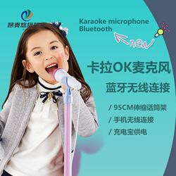 扩音音乐带支架仿真ktv宝宝麦克风