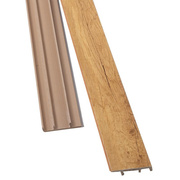 仿实木地板踢脚线PVC塑料防水地脚线白色地角线墙脚线瓷砖贴角线