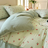 田园风床上四件套小樱桃泡泡棉2024被套，床单被罩双人1.5m1.8米床