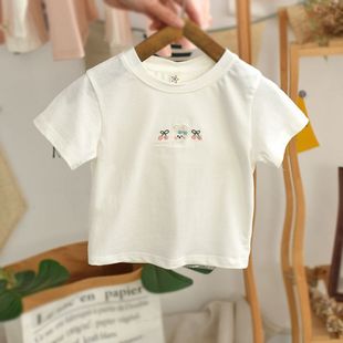 童装1岁女宝宝夏季短袖T恤女童薄款半袖儿童纯棉百搭夏装上衣