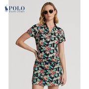 Ralph Lauren/拉夫劳伦女装 经典款定制花卉针织Polo衫