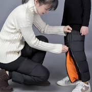 儿童专用护膝保暖护膝女电动车护膝羽绒棉防寒护腿裤挡风防水加绒