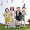 幼儿园园服六一男童女童韩版小西装，套装露营风毕业照摄影写真服