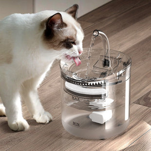 宠物饮水机自动循环过滤猫咪，饮水机智能宠物喂水器，流动水小猫