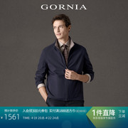 双型夹克GORNIA/格罗尼雅男士双面羊绒上衣立领夹克休闲外套