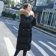 棉服女中长款学生韩版百搭矮个子网红棉衣女ins面包服冬天外套女