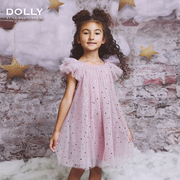 荷兰dolly女童梦幻精灵连衣裙，夏装洋气公主裙子高级蓬蓬纱裙