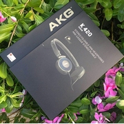 akg爱科技k420耳机折叠便携四六级英语重低音头戴有线耳机