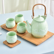 提梁壶，中式花茶具古典高档送礼佳品
