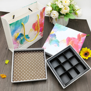 巧克力包装盒费列罗礼盒(罗礼盒)整套情人节教师节送礼物空盒子加手提袋