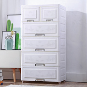 欧式收纳柜子塑料抽屉式宝宝衣柜儿童整理柜多功能自由组合储物柜