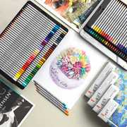 MARCO马可水溶性彩铅48色72色美术生初中生专用油性彩色铅笔专业