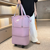 万向轮旅行包女大容量拉杆箱带滑轮轱辘轮子的行李包可折叠旅游袋