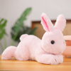 仿真小白兔毛绒玩具软体兔子公仔，趴趴兔布娃娃宝宝，玩偶抱枕礼物女