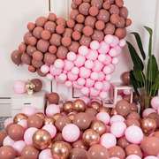 结婚粉色气球装饰浪漫婚礼生日派对场景布置男方女方婚房网红汽球