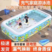 婴儿童充气游泳池家庭超大型海洋球池加厚家用大号成人戏水池