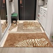 虎纹豹纹图案进门口入户门地垫门垫厕所厨房吸水脚垫客厅卧室地毯