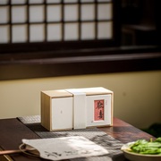 中式复古桐木盒子茶杯，建盏主人杯包装盒对杯，茶叶罐礼盒空盒定制