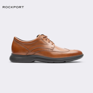 Rockport/乐步2023男士皮鞋商务系带平底休闲鞋CI9555