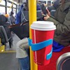 便携式公交车杯架 地铁交通车杯夹 咖啡饮料自行车杯夹水壶架