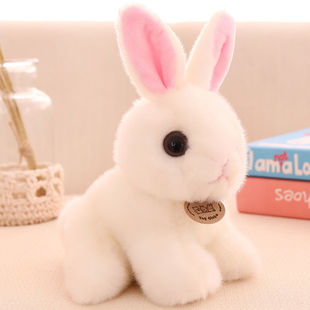 小兔子毛绒玩具仿真玩偶布娃娃小白兔公仔可爱兔兔儿童女孩生日礼