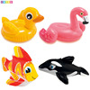 INTEX婴儿充气戏水吹气玩具儿童洗澡鸭子游泳池宝宝火烈鸟小动物