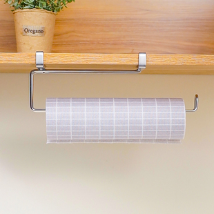 sdr304不锈钢厨房纸巾架卷纸架创意挂式厨纸架免打孔厨房用纸架