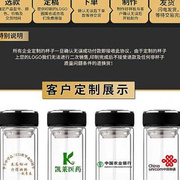 象力玻璃杯双层便携水杯，车载过滤男茶杯，带盖家用杯子大容量500ml